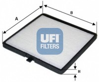 UFI Innenraumfilter Partikelfilter FüR Hyundai I10 PA KIA Picanto SA 53.116.00