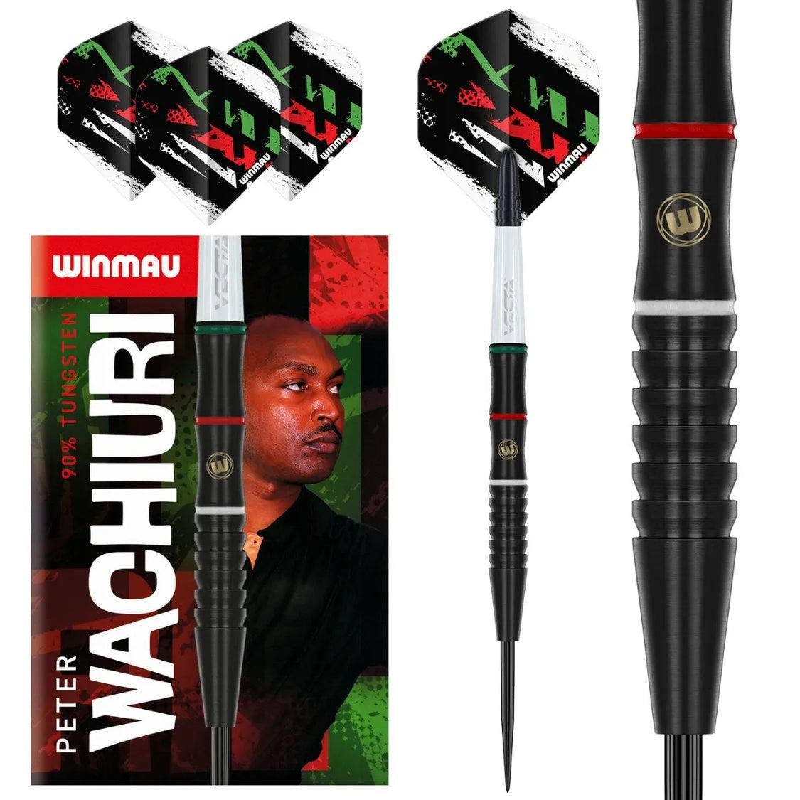 Winmau Peter Wachiuri 90% Tungsten Steel Tip Darts - 22g