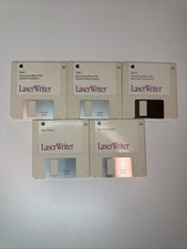 Vintage Apple LaserWriter 2.0 Install Diskette LOT OF 5