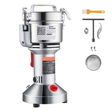 VEVOR Moulin à Épices Commercial 300 g Broyeur à Grains Électrique Haute Vitesse