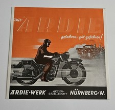 Ardie RZ 200 RBZ 250 1939 Prospekt Motorrad O...