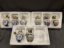 Ashton Drake Galleries Disney Silver Bell ornaments lot of 8