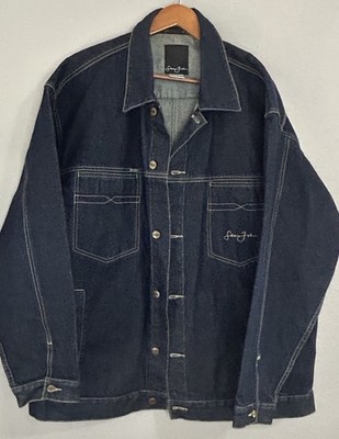 Sean John Vintage Hip Hop Street Wear Denim Mens Jacket Size 2XL Y2K Skater