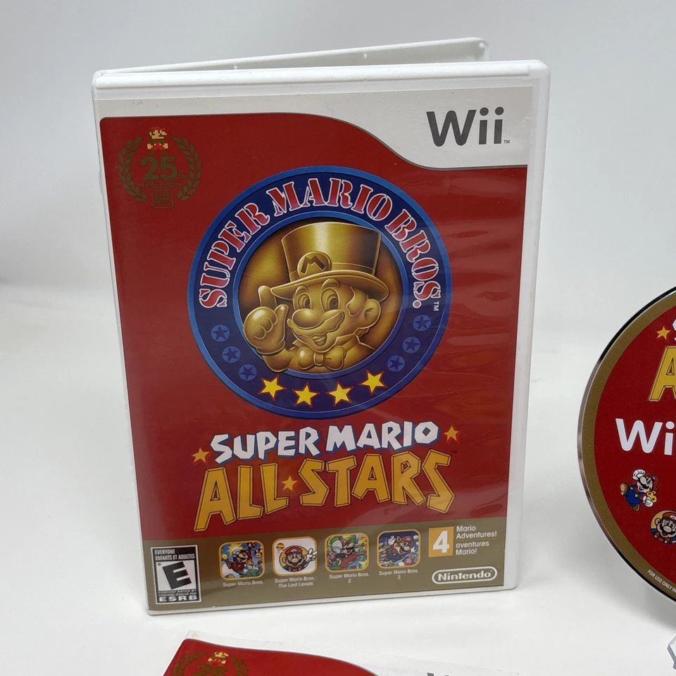 Super Mario All-Stars (Nintendo Wii, 2016) Complete CIB - Tested - Image 4 of 4