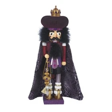 Hollywood Nutcrackers Kurt Adler Hollywood Purple King Nutcracker, 18-Inch