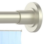 Brushed Nickel Shower Curtain Rod 31 to 80 Inch,1 Inch Diameter Adjustable Sp...