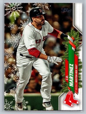 2020 Topps Holiday #HW33 J.D. Martinez