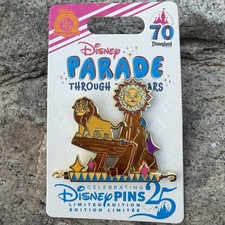 Disneyland 70th Parade Through The Years The Lion King Simba LE 2000 Pin