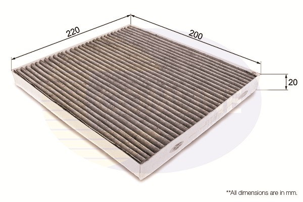 COMLINE EKF187A Filter, cabin air for TOYOTA