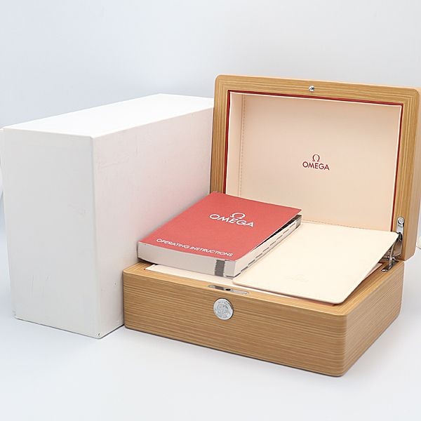 OMEGA Genuine Wooden Watch Box Empty Original Case Japan Used