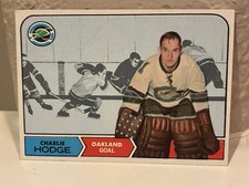 1968-69 Topps Hockey #78 Charlie Hodge Oakland Seals EX