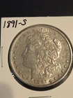 1891-S Morgan Silver Dollar $1 , San Francisco Mint