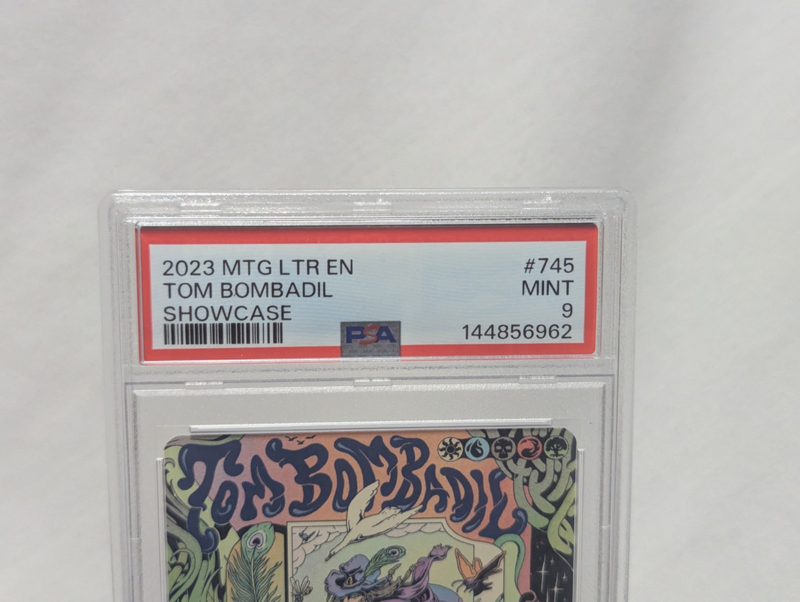 Magic the Gathering #745 Tom Bombadil Poster PSA 9 LOTR MTG LTR Lord of the Ring view 2
