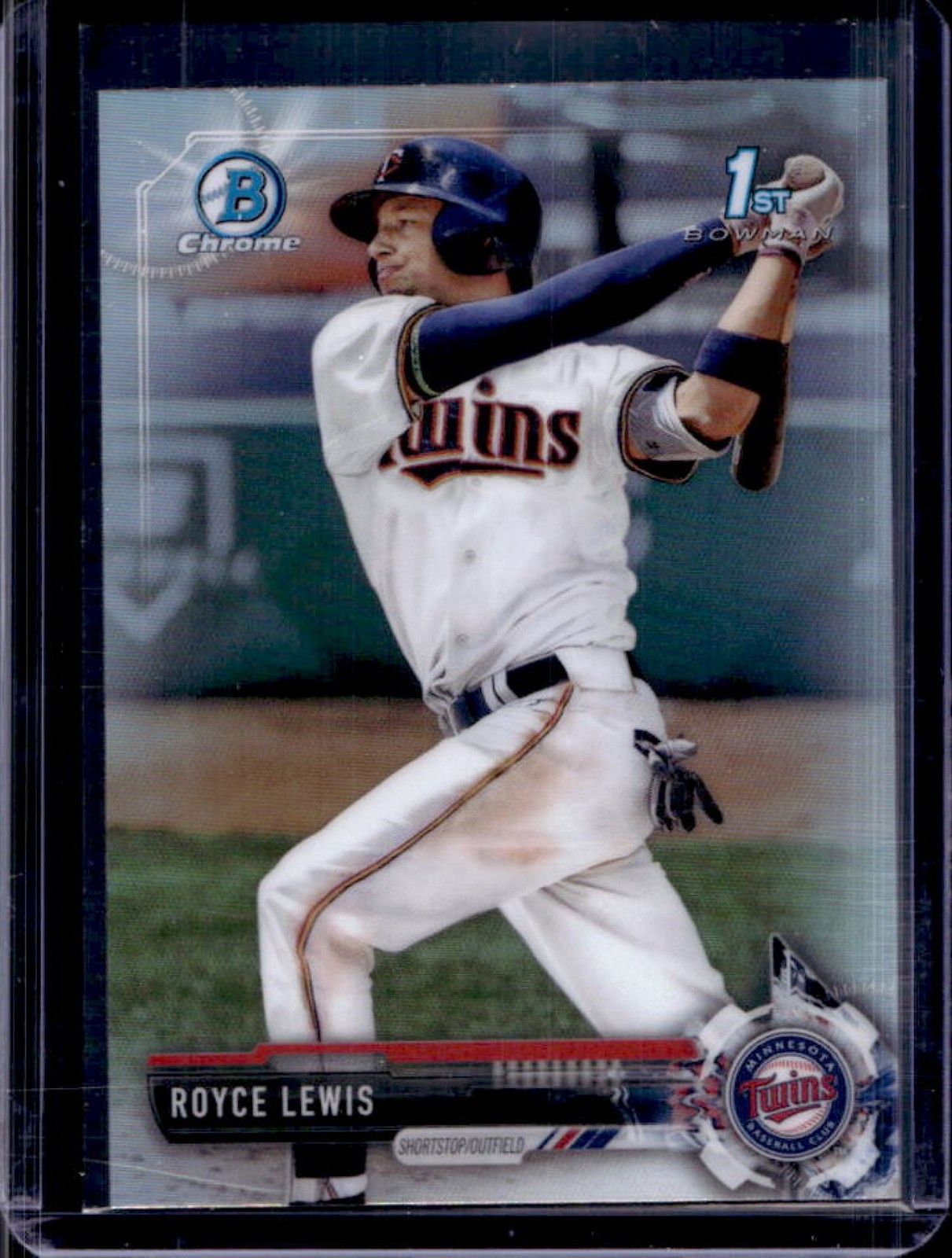 2017 Bowman Draft Royce Lewis Chrome 1st Prospect Refractor #BDC-1 Twins