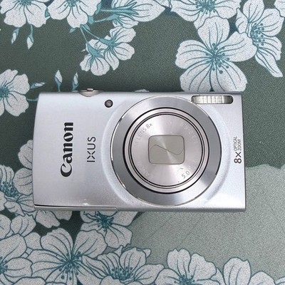 Canon IXUS 175 Digital Camera 20.0 MP 8x Optical Zoom Silver Built-in Wi-Fi