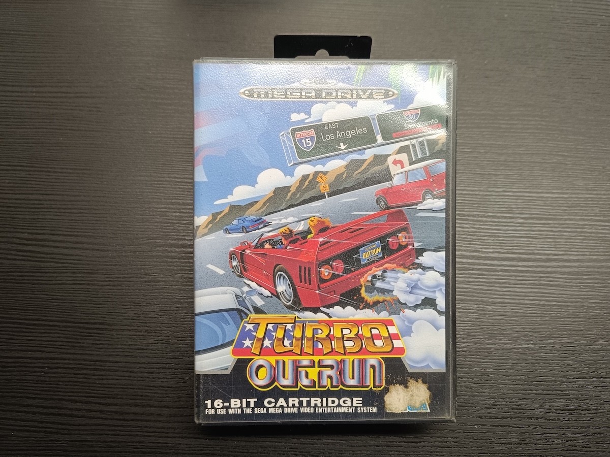 Turbo Outrun Sega Mega Drive Sans Notice PAL Megadrive