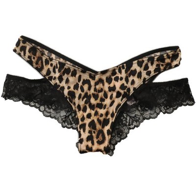 VICTORIA'S SECRET Very Sexy Rose Lace Trim Strappy Cut Out Cheeky Panty S M L