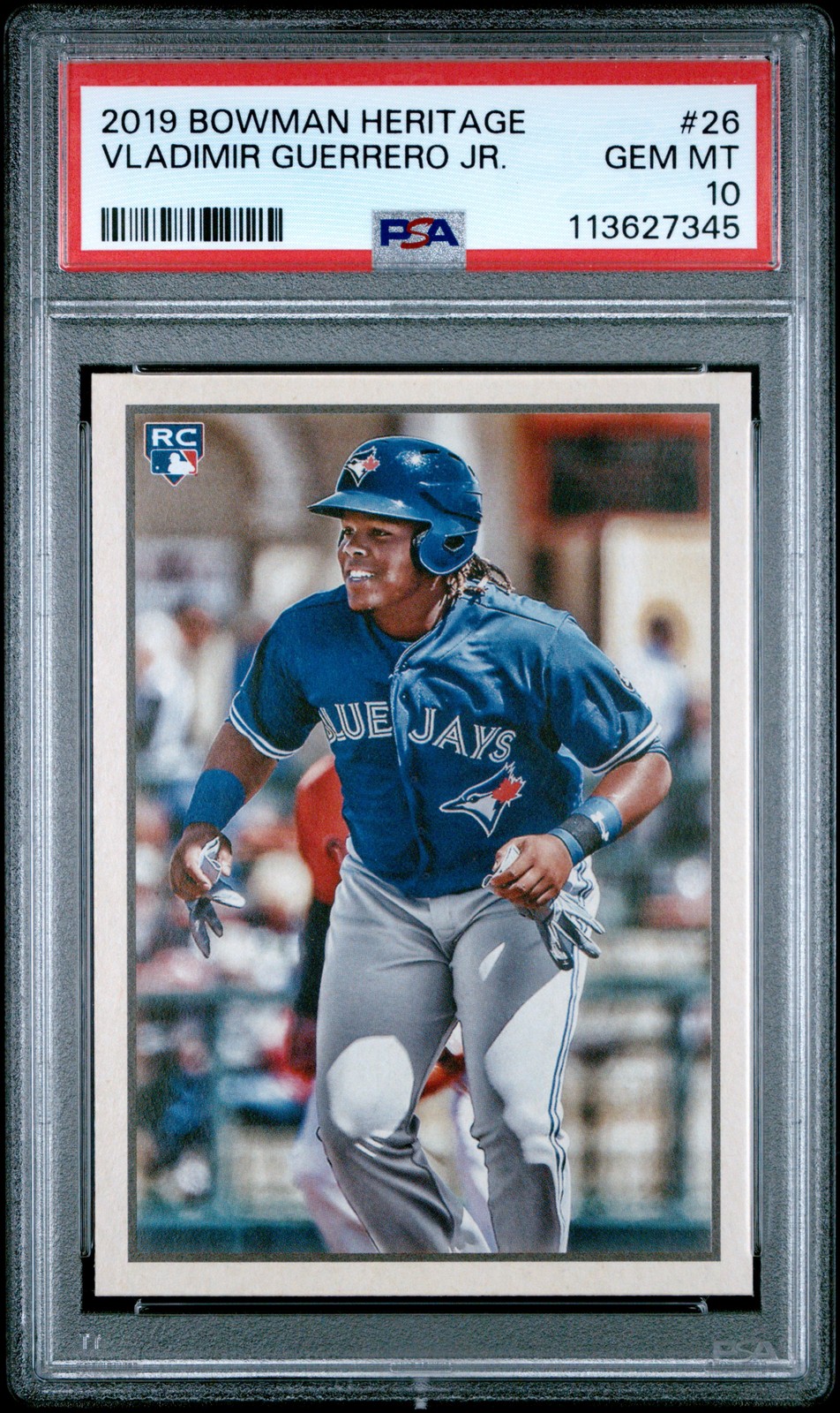 2019 Bowman Heritage #26 Vladimir Guerrero Jr. PSA 10