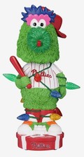 Philadelphia Phillies Phillie Phanatic Holiday Flashing Lights Bobblehead Bobble
