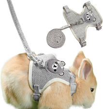 Guinzaglio per Coniglio Nano,Accessori per Conigli,Imbracature,Pettorina Conigli