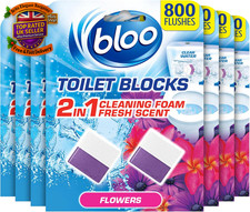 New  Toilet Blocks, Pack of 2 X 7, Limescale Remover Cistern, Cleaner With
