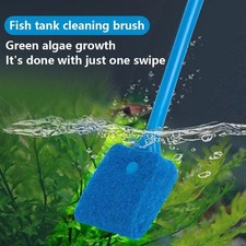 Fish Tank Cleaning Kit Brush Cleaner Glass Long Handle Algae Scraper Aquarium