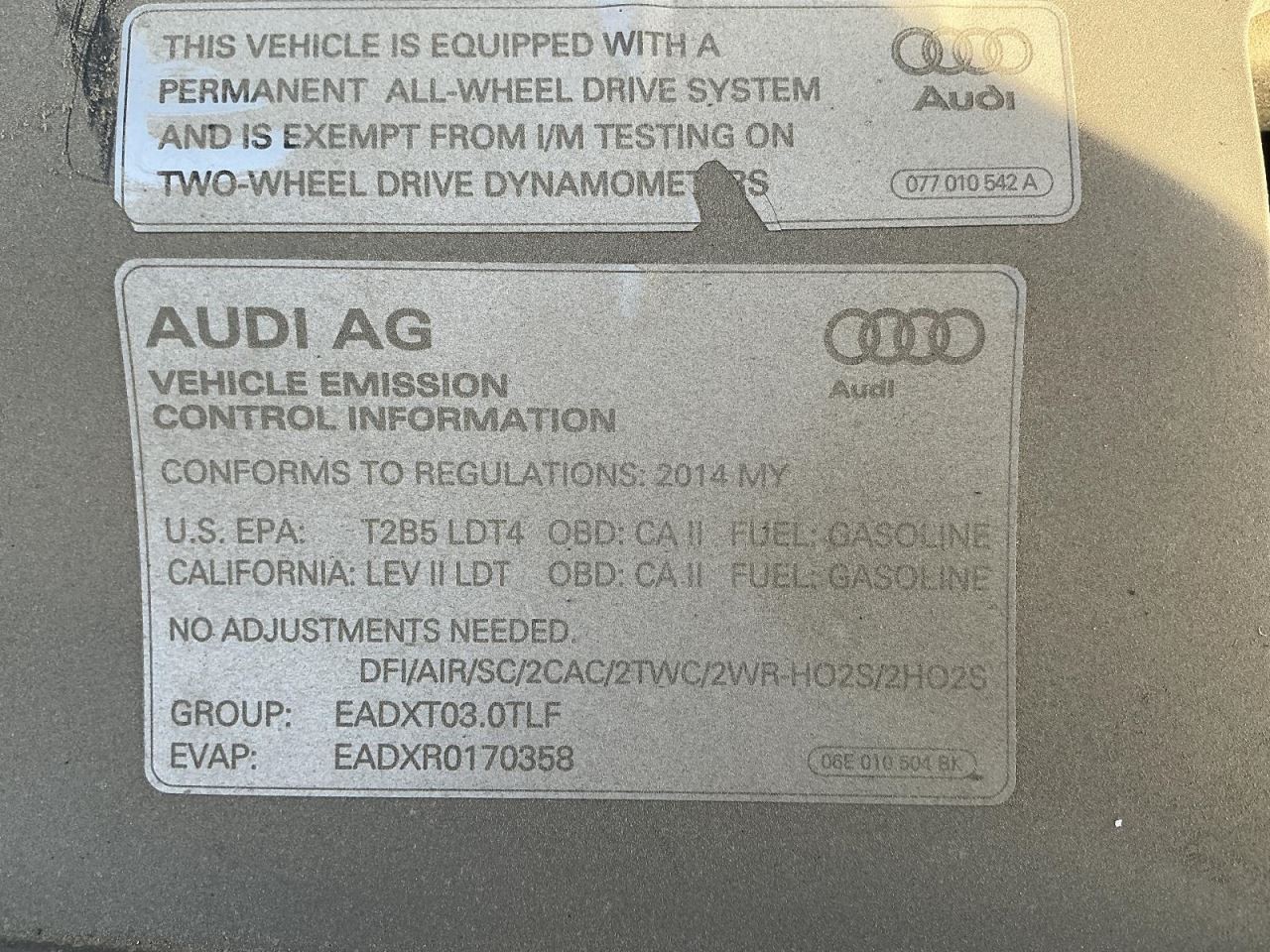 Coolant Reservoir Fits 08-15 AUDI R8 869874