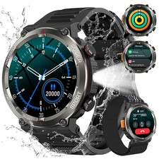 Blackview W50 Military Tactical Smart Watch (Answer /Make Call) 5ATM Waterproof