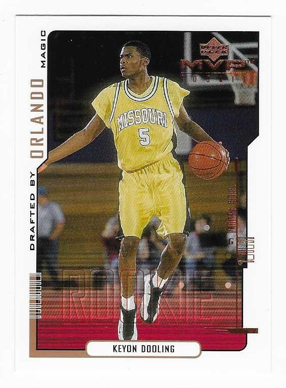 2000-01 Upper Deck MVP Rookie Keyon Dooling Orlando Magic #219 RC