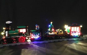 Brickstars LED light kit for Lego 10254 Winter Holiday Train (light only )