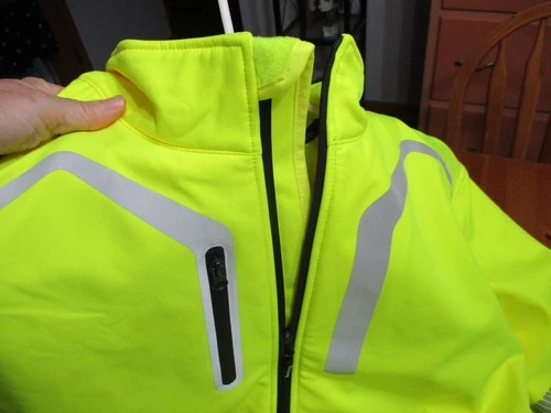 New No Tag Bisley Workwear Jacket Ansi Type R Class 3 Soft Shell,2 XL Excellent! image 18