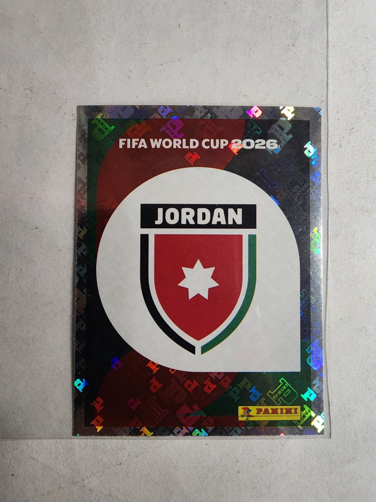 2026 Panini Fifa World Cup 26 - Jordan #JOR 1 - Team Logo Foil Sticker