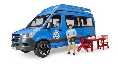 BRUDER,MERCEDES Sprinter camper van with driver, 1/16, BRU2684