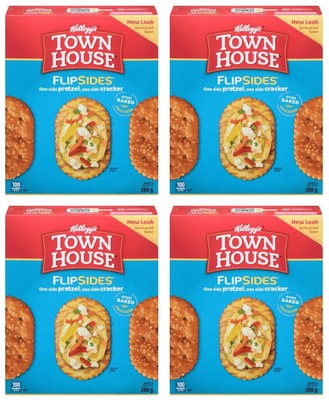 Kellogg's Town House Flipsides Original Cracker, 260g (4 Pack)