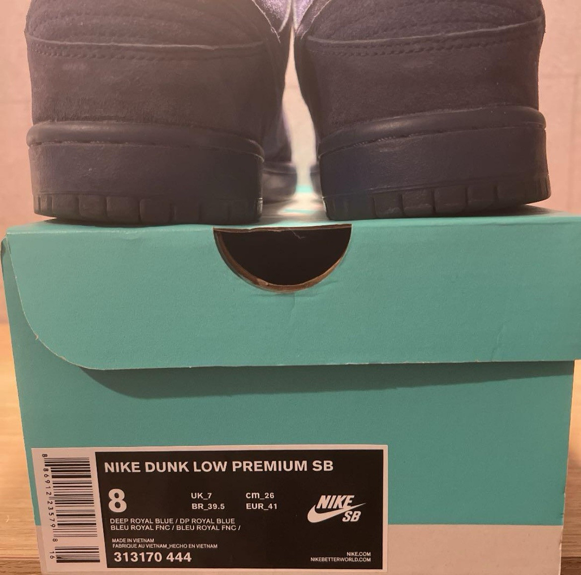 Nike Dunk Low Premium Sb Blue Moon Size 313170-444 US8/26.0cm from