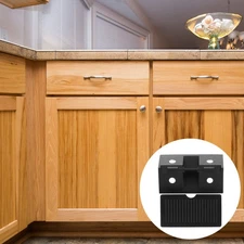  100 Pcs Heavy Duty Shelf Bracket Steel Furniture Corner Cabinet Brackets