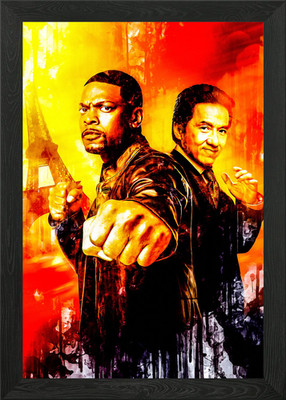 Rush Hour 3 3 gerahmtes Wandbild Poster Leinwanddruck Bild