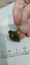 3 Designer Fine Brass Drawer Pulls 20th MCM Lot Of Three, Knobs