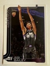 Topps 2025-26 Ace Bailey #205 Utah Jazz Rookie Basketball Card