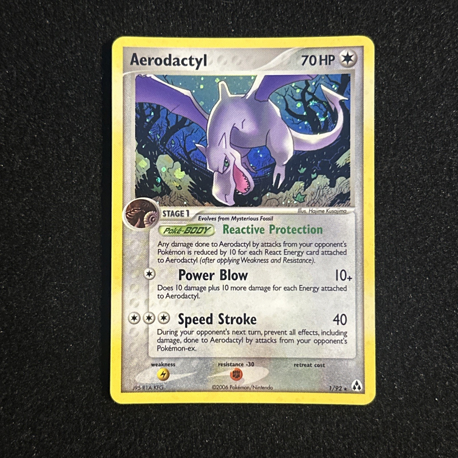 Aerodactyl #1/92 Legend Maker Reverse Holo