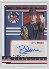 2023 Panini USA Baseball Stars & Stripes Bryce Navarre (Blue Ink) Auto 2f4