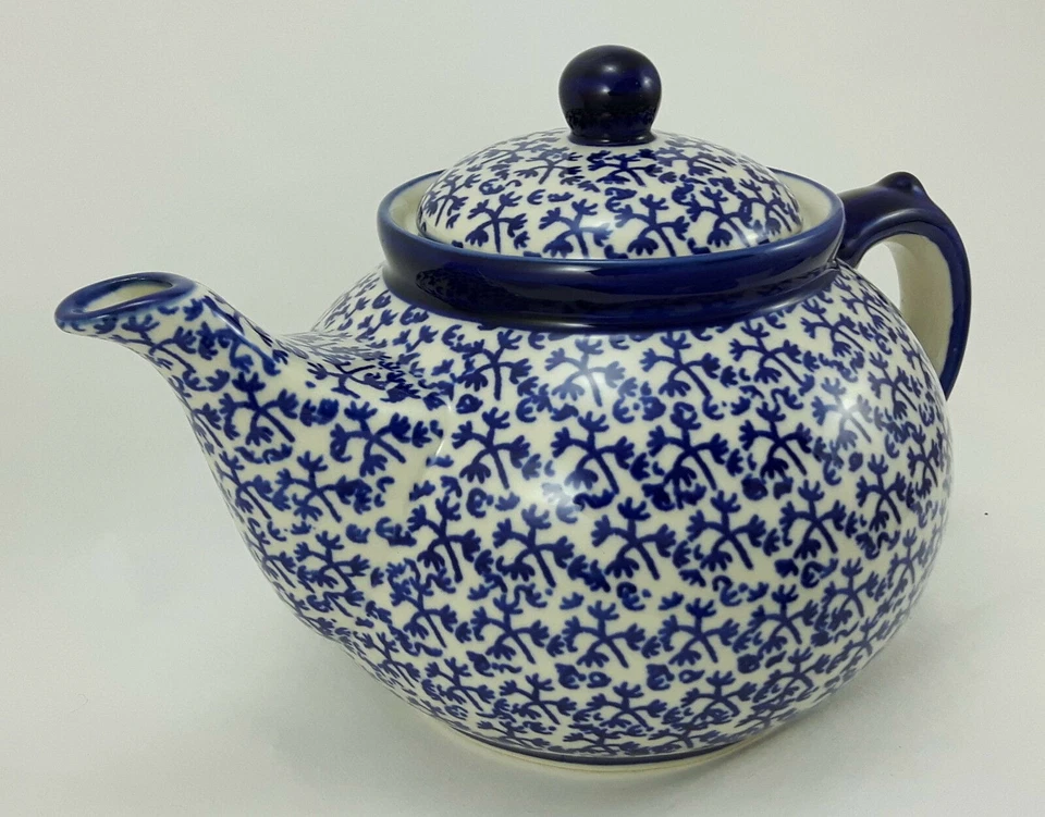 B-Ware Bunzlauer Keramik Teekanne, Kanne für 1,3Liter Tee (C017-P364) - Bild 3 von 4