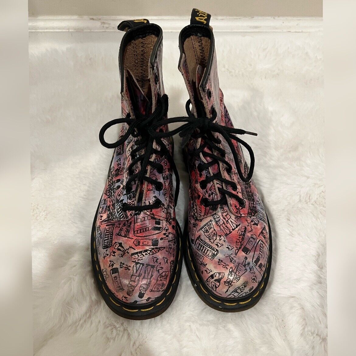 Super Rare Dr Martens Vintage 90's London Scene A… - image 8