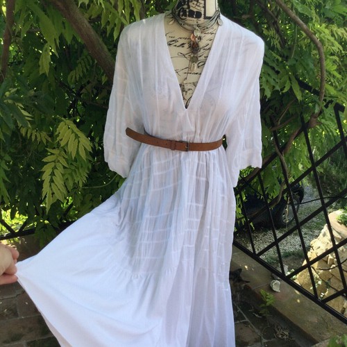 abito vestito bianco ZARA tg. S in cotone nuovo con cartellino | eBay