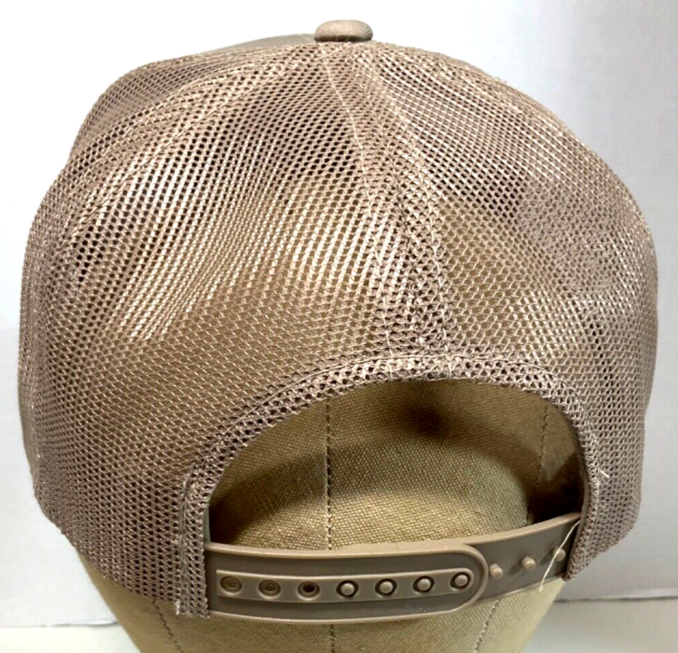 New Holland Men's Trucker Hat Tulsa New Snapback Embroidered Canvas