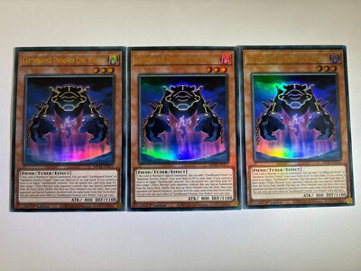 3 x Earthbound Prisoner Line Walker MP24-DE275 Ultra Rare 1. Auflage Playset