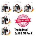 5x Mercedes W124 W126 W140 R129 OBD1 Diagnostic Code Reader 8 - 16 Port Socket