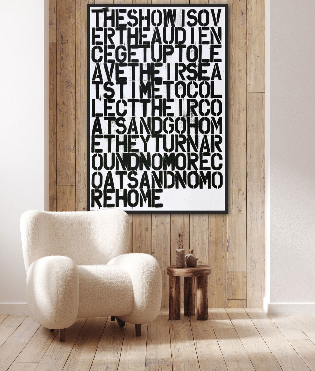 T*o様 Christopher Wool&Felix Gonzalez-Tor UNTITLED (THE SHOW IS OVER) - CHRISTOPHER WOOL, FELIX