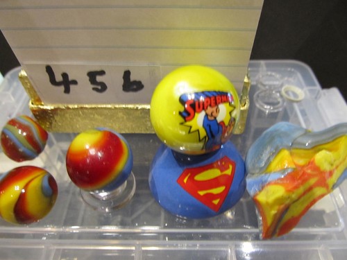 SUPERMAN BLOW OUT-VINTAGE,NEW, CONTEMPORARY MARBLES