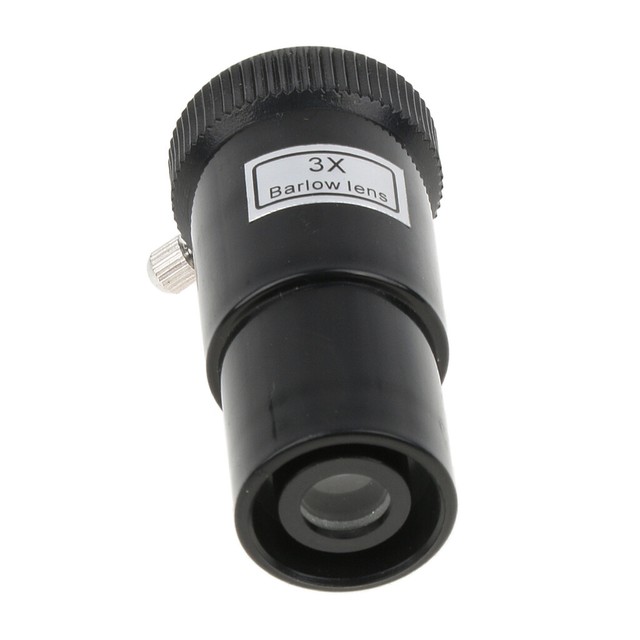 Plastic 3X Barlow Lens 0.965inch for Astronomical Telescope Eyepieces